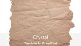  Presentation with texture - Cool new slides with piece-of-wrinkled-or-crumpled backdrop and a coral colored foreground