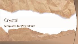  Presentation with texture - Audience pleasing PPT layouts consisting of piece-of-wrinkled-or-crumpled backdrop and a lemonade colored foreground