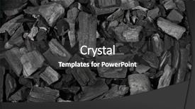  Presentation with charcoal - Slide set having pieces of charcoal background and a dark gray colored foreground