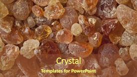  Presentation with arabic - Slide deck with pieces of gum arabic full background and a tawny brown colored foreground