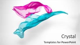  Presentation with teal - Beautiful theme featuring pieces of teal and pink backdrop and a white colored foreground