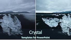  Presentation with iceberg - Presentation consisting of pieces of the iceberg sparkle background and a navy blue colored foreground