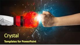  Presentation with fire fighting - Amazing PPT layouts having pieces with fire and water backdrop and a  colored foreground