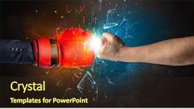  Presentation with fire fighting - PPT theme enhanced with pieces with fire and water background and a wine colored foreground