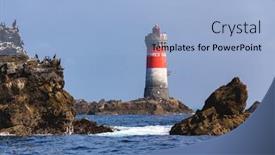  Presentation with lighthouse - Cool new theme with pierres-noires-lighthouse-in-full backdrop and a light blue colored foreground