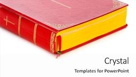  Presentation with dutch sinterklaas - Colorful presentation theme enhanced with piety - closeup of book of sinterklaas backdrop and a white colored foreground