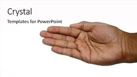  Presentation with prayer hands - Cool new presentation with piety - male hands extended backdrop and a  colored foreground