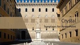  Presentation with world bank - Beautiful presentation featuring piety - monte dei paschi di siena backdrop and a coral colored foreground