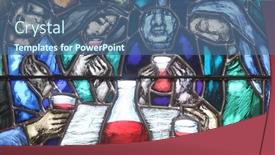  Presentation with alive - Colorful presentation enhanced with piflas-germany-june-07-2015 backdrop and a ocean colored foreground