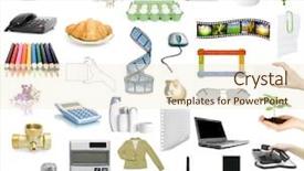  Presentation with pig - Colorful theme enhanced with pig iron - isolated objects on the white backdrop and a cream colored foreground