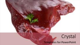  Presentation with liver - Audience pleasing presentation design consisting of daily autumn landscape at belintash sanctuary rhodope mountains bulgaria backdrop and a dark gray colored foreground