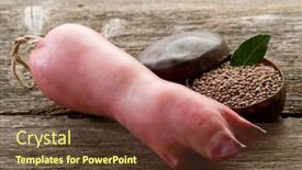  Presentation with lentils - Colorful theme enhanced with mental health - character in suit with glowing backdrop and a dark gray colored foreground.