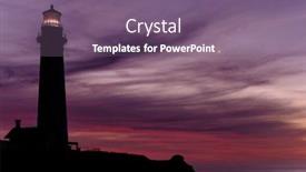  Presentation with pacific - Presentation design featuring pigeon point lighthouse at sunset pacific coast built in 1871 california usa background and a violet colored foreground