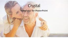  Presentation with wife - Cool new presentation design with piggy back at the beach backdrop and a lemonade colored foreground