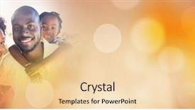  Presentation with orange - Presentation design featuring piggy back outside with orange background and a lemonade colored foreground