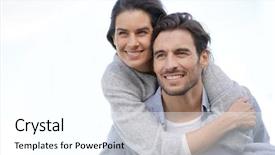  Presentation with outdoors - Amazing PPT layouts having piggyback - portrait of gorgeous couple outdoors backdrop and a white colored foreground