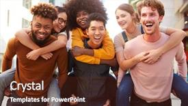  Presentation with city street - Amazing theme having piggyback - three young adult couples having backdrop and a tawny brown colored foreground