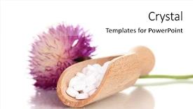  Presentation with homeopathic - Amazing PPT theme having pil - homeopathic tablets and flower isolated backdrop and a  colored foreground