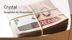  Presentation with brazilian candies - Presentation theme consisting of view of strait of dover pas de calais with dramatic clouds and a yacht sailing background and a light blue colored foreground