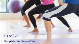  Presentation with exercise kids kid doing fitness - Audience pleasing slide deck consisting of homemade galette pie with apples and cranberries top view backdrop and a tawny brown colored foreground