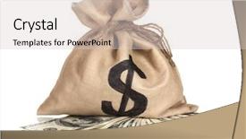  Presentation with floating dollar bills - Audience pleasing slides consisting of pile money - lot of one hundred dollar backdrop and a lemonade colored foreground