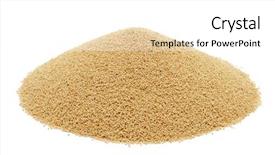  Presentation with seeds - Theme consisting of pile of amaranth seeds background and a white colored foreground