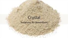  Presentation with powder - Amazing slides having pile-of-asafoetida-hing-powder backdrop and a soft green colored foreground