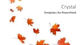  Presentation with fall-colors - PPT layouts consisting of pile-of-autumn-colored-leaves and a  colored foreground