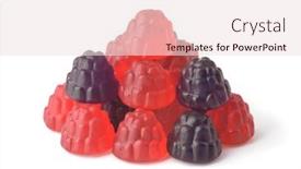  Presentation with blackberry - PPT layouts consisting of pile-of-blackberry-and-raspberry background and a lemonade colored foreground