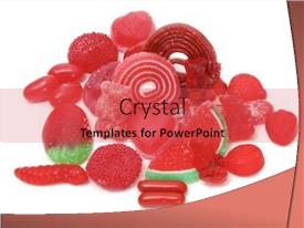 Pile Of Candy PPT template 74 | CrystalGraphics