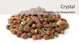  Presentation with complete - Slides enhanced with pile of complete rodents feed background and a lemonade colored foreground