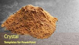  Presentation with cumin - PPT theme consisting of pile of cumin spice background and a  colored foreground