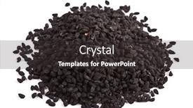  Presentation with pile - Amazing presentation having pile-of-kalinji-spice-isolated backdrop and a dark gray colored foreground