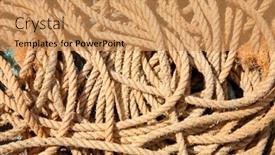  Presentation with old fishing boat - Colorful slides enhanced with pile of old fishing boat backdrop and a coral colored foreground