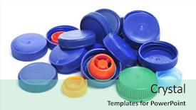  Presentation with plastic - Slide deck featuring endoscope - endoscopic view of flowing red background and a coral colored foreground