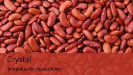  Presentation with kidney - Cool new presentation theme with pile of red kidney backdrop and a red colored foreground