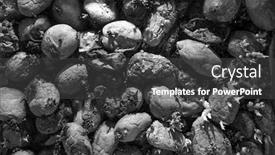  Presentation with composting - PPT layouts enhanced with pile-of-rotting-potatoes-waste background and a dark gray colored foreground