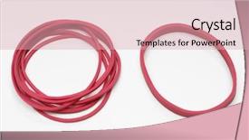  Presentation with rubber - Audience pleasing slide set consisting of rubber bands with rubberband backdrop and a lemonade colored foreground