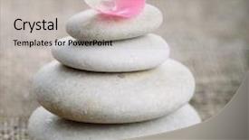  Presentation with water drop - Slide deck consisting of a drop of water background and a light gray colored foreground