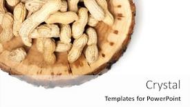  Presentation with peanuts - Cool new presentation theme with pile-of-unshelled-peanuts backdrop and a white colored foreground