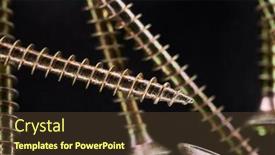  Presentation with diy - Presentation featuring pile-of-wood-screw background and a tawny brown colored foreground