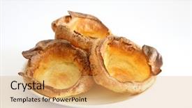  Presentation with british - Slides featuring pile-of-yorkshire-puddings background and a yellow colored foreground