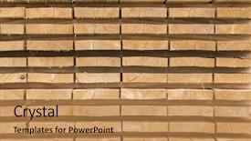  Presentation with timber harvest thanksgiving - Slide set having piled up at a sawmill background and a  colored foreground