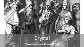  Presentation with pilgrim - PPT theme enhanced with pilgrim-tells-thomas-s-mother background and a gray colored foreground