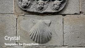  Presentation with pilgrim - Theme enhanced with pilgrim's shell venera symbol background and a  colored foreground