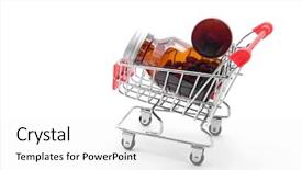  Presentation with pill bottle - Theme enhanced with  background and a  colored foreground