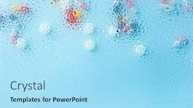  Presentation with tablet capsule - Presentation theme having pill-tablet-capsule-medicine-through background and a arctic colored foreground