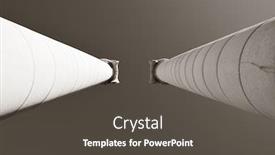  Presentation with spain - Presentation theme with pillar-in-the-landmark-placa background and a dark gray colored foreground