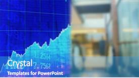  Presentation with shares - Beautiful theme featuring pillars growth - interior of the building backdrop and a  colored foreground