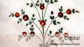  Presentation with india fort - Slides enhanced with pillars inside of red fort background and a lemonade colored foreground